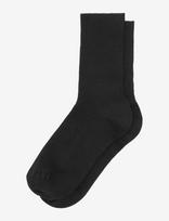 Organic Basics - Core Crew Rib Socks 3-Pack - Įprastos kojinės - Juoda