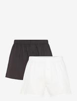 Organic Basics - Core Icon Boxer Shorts 2-Pack - Bokseriai - Marga / raštuota