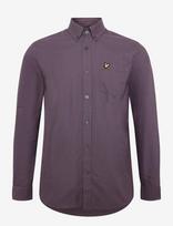 Lyle & Scott - Plain Oxford Shirt - Oksfordo marškiniai - Violetinė