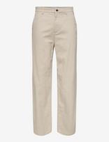 ONLY & SONS - Onsbob Loose Cot Lin 0007 Pant Noos - Lininės kelnės - Smėlio