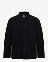 Nudie Jeans - Howie Chore Jacket Duck Canvas Black - Lengva striukė - Juoda
