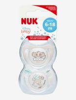 NUK - Trendline Pacifier Lion King, Size 6-18 Months - Čiulptukas - Marga / raštuota