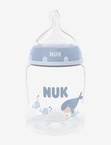 NUK - First Choice Bottle 150 Ml, Whale - Kūdikių buteliukas - Mėlyna