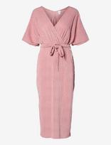 YAS - Yaslully Ss Wrap Long Dress - D2D - Ilga suknelė - Rožinė