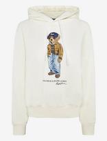 Polo Ralph Lauren - Polo Bear Lightweight Fleece Hoodie - Džemperis - Kreminė spalva