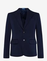 Polo Ralph Lauren - Single-Breasted Ponte Blazer - Vieneilės striukės - Tamsiai mėlyna