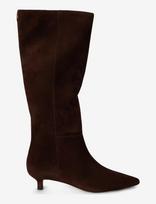 Lauren Ralph Lauren - Francesca Sheep-Suede Tall Boot Heel - Ilgaauliai batai - Ruda