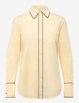 Polo Ralph Lauren - Stretch Slim Fit Stretch Cotton Shirt - Marškinėliai ilgomis rankovėmis - Geltona