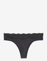 Lindex - Thong With Regular Waist - Stringai - Juoda