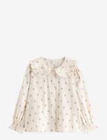Lindex - Blouse With Collar - Palaidinės ir tunikos - Kreminė spalva