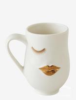 Jonathan Adler - Gilded Mr. And Mrs. Muse Mug - Kavos puodelis - Balta