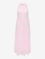 ONLY - Onlpetra Life Halter Neck Ank Dress Wvn - Ilga suknelė - Rožinė