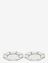 Serax - Dessert Plate White/Black Carte Blanche Set/2 - Maža lėkštė - Balta