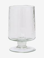 Urban Nature Culture - Urban Nature Culture Wine Glass Hammered Transparent - Raudonojo vyno taurės - Nude
