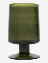 Urban Nature Culture - Urban Nature Culture Wine Glass Hammered Banana Palm - Raudonojo vyno taurės - Žalia