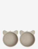Nuuroo - Alex Silicone Deep Plate 2-Pack Koala - Lėkštės - Smėlio