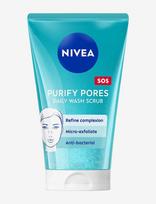 Nivea - Purify Pores Daily Wash Scrub - Veido prausikliai ir valikliai - Nude