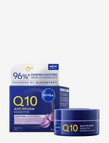 Nivea - Q10 Anti-Wrinkle Sensitive Soothing Night Cream - Naktinis kremas - Nude