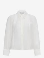 My Essential Wardrobe - Mwsmilla Short Shirt - Marškinėliai ilgomis rankovėmis - Balta