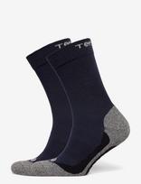 Tenson - Core Hiking Crew Sock 2-Pack Unisex - Sportinės kojinės - Tamsiai mėlyna