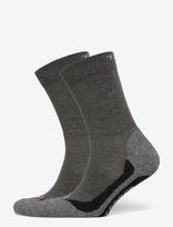 Tenson - Core Hiking Crew Sock 2-Pack Unisex - Sportinės kojinės - Pilka