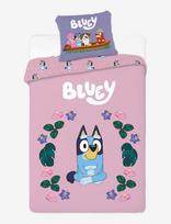 Bluey - Bed Linen Bluey 029 - 100X140, 40X45 Cm - Patalynės komplektas - Rožinė