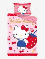 Hello Kitty - Bed Linen Hello Kitty Hk24-3469 100X140 40X45 Cm - Patalynės komplektas - Rožinė