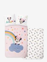 Minnie Mouse - Bed Linen Senior Minnie 3394 - 140X200, 60X63 Cm - Patalynės komplektas - Rožinė
