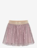 Minymo - Skirt Mesh W. Sequins - Tiulio sijonas - Rožinė