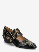 Chloé - Susanna 40 Studded Leather Mary Jane Pumps - Mary Jane bateliai - Juoda