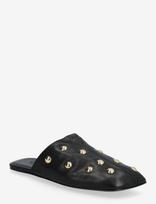 Chloé - Rita Studded Leather Mules - Plokščiakulniai bateliai - Juoda