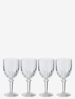 J-Line - S/4 Wine Glass Acrylic Tr - Raudonojo vyno taurės - Nude