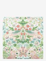 William Morris By Havi - William Morris Napkin Strawberry Thief Napkin - Popierinės servetėlės - Rožinė