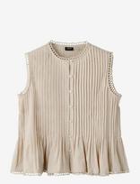 LMTD - Nlflosta Sl Short Shirt - Palaidinės ir tunikos - Smėlio