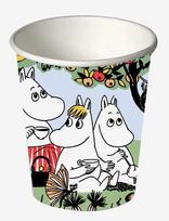 Moomin By Havi - Moomin Party Moomin Hotcup 250Ml 10Pc - Picnic Plates, Mugs, Cutlery - Marga / raštuota