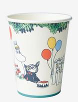 Moomin By Havi - Moomin Puutarhakutsut Hotcup 10Pc 250Ml - Picnic Plates, Mugs, Cutlery - Marga / raštuota