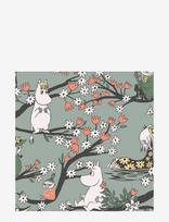 Moomin By Havi - Moomin Napkin Moomin Falls In Love - Popierinės servetėlės - Žalia