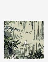 Moomin By Havi - Moomin Napkin Kaipaus Light - Popierinės servetėlės - Žalia