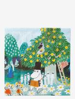 Moomin By Havi - Moomin Napkin Magic Meadow - Popierinės servetėlės - Žalia