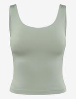 ICANIWILL - Luxe 2-In-1 Tank Top W - Sportinė palaidinė be rankovių - Žalia