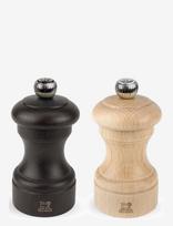Peugeot - Bistro Sæt Pm+Sm Choco/Nat., Træ, 10Cm - Druskos ir pipirų malūnėlis - Ruda