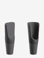 Blomus - Set 2 Wine Accessories - Ilo - Butelių atidarytuvai ir vyno kamščiai - Juoda