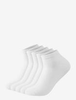 Lindbergh - 5 Pack Bamboo Low Cut Sock - Kojinės iki kulkšnių - Balta