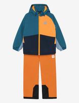 Color Kids - Ski Set - Colorblock - Slidinėjimo kombinezonai ir komplektai - Oranžinė