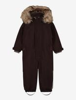 En Fant - Snowsuit W. Fake Fur - Neperpučiamas kombinezonas - Ruda