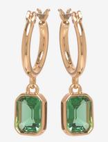 Lauren Ralph Lauren - Pe 15Mm Stone Hoop W Drop - Gld/Erinite - Auskarai - Žalia