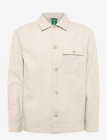 Jack & Jones - Jprblatyler Herringbone L/S Overshirt - Viršutiniai marškinėliai - Kreminė spalva