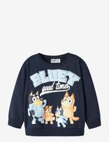 Name It - Nmmjust Bluey Nreg Sweat Unb Noos Sky - Megztinis - Tamsiai mėlyna