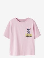 Name It - Nkfjynin Stitch Ss Nreg Top Box Wdi - Marškinėliai trumpomis rankovėmis - Rožinė