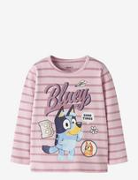 Name It - Nmfjona Bluey Ls Nreg Top Box Noos Sky - Ilgarankoviai marškinėliai - Marga / raštuota